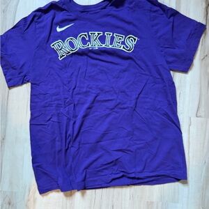 Nike Purple Rockies Short Sleeve Tee for Kids